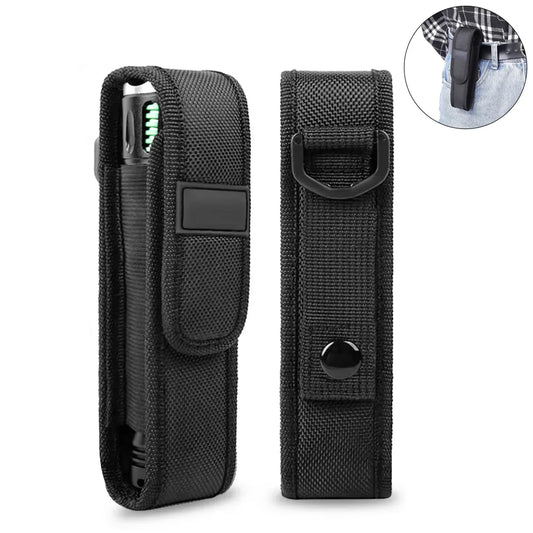 TZ20 Tactical Flashlight Molle Pouch Flashlight Holster Torch Pouch Cover Flashlight Case Belt Multitool Pouch Hunting Equipment