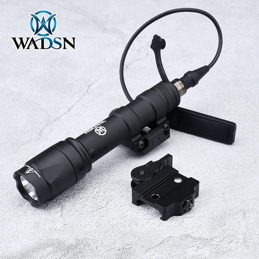 WASDN M300 M600 Flashlight Quick Release Picatinny Base 20mm Rail Outdoor Hunting Weapon LED Lamp